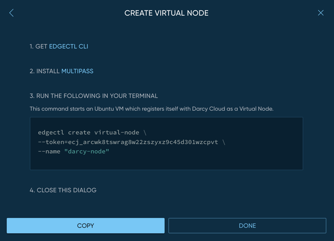 Virtual Node Script